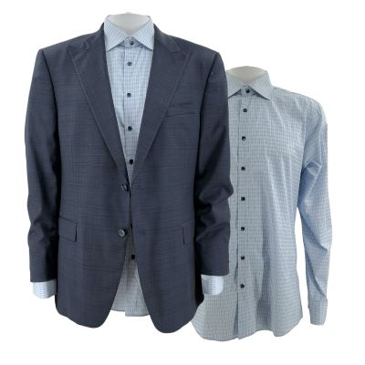 Lot 163: Relationship Goals Curtis Screen Worn Sport Coat, Button-Up Shirt & Shirt Ch 5 Sc 82 | VIP Fan Auctions