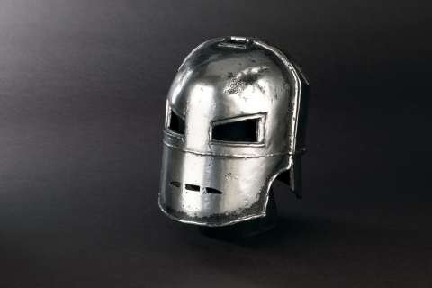 Robert Downey Jr. ’Iron Man’ production made ’Mark I’ suit helmet from Iron Man. | Profiles in History