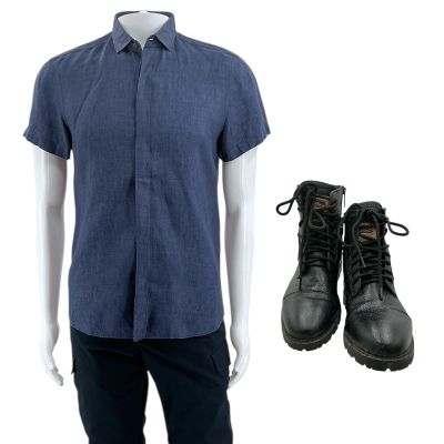 The Handmaid’s Tale Nick Blaine Screen Worn Shirt, Pants & Boots Ep 101 | VIP Fan Auctions