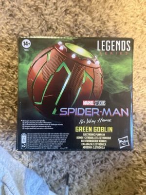 Hasbro Legends Spider-Man No Way Home Green Goblin Electronic Pumpkin Bomb Repl… | eBay US (Buy It Now)