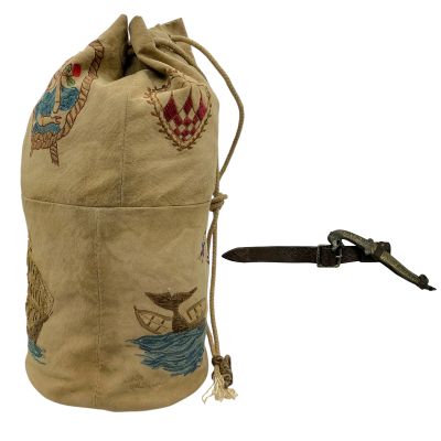 The Bluff Issac Screen Used Bag, Rubber Dagger & Belt Set | VIP Fan Auctions