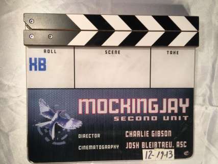 Hunger Games: Mockingjay (2014-2015) - Second Unit Clapper Board | Hanlin Auction Service