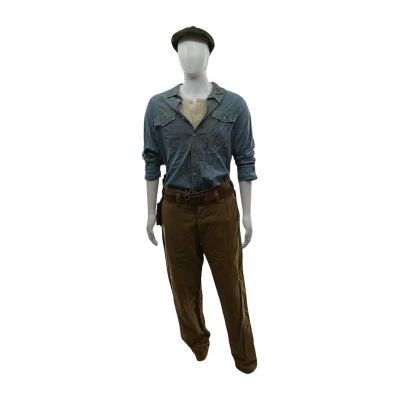 Lot 34: The Sheep Detectives George Hardy Screen Worn Henley Top, Belt W/ 3 Piece Pouch Set, Cap, Shirt & Trousers Ch 3 Sc 4-Sc4pt9 | VIP Fan Auctions