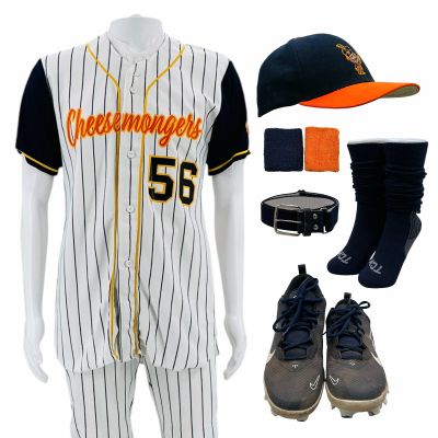 Lot 50: Poker Face Season 2 Felix Domingo (Brandon Perea) Screen Worn Jersey, Shirt, Pants, Socks, Cleats, Belt, Arm Band & Hat Ch 1 Sc Multiple Ep 205 | VIP Fan Auctions