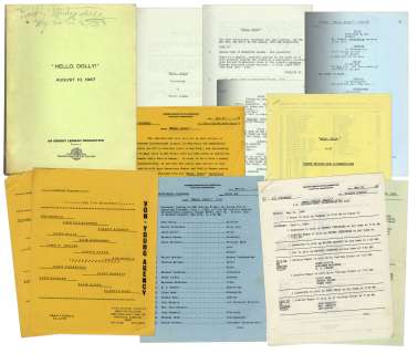 ’’Hello Dolly’’ Shooting Script -- Plus Additional Paperwork From the Production of the Academy Award-Winning 1969 Musical | Nate Sanders