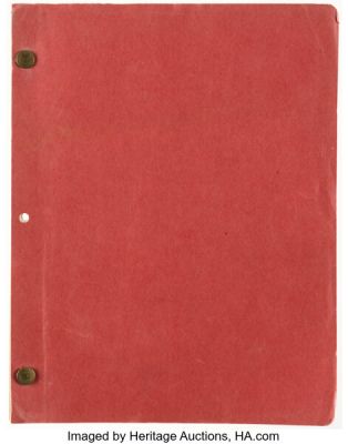 Midnight Run (Universal, 1988), Joe Pantoliano’s Personally-Owned Script. | Heritage