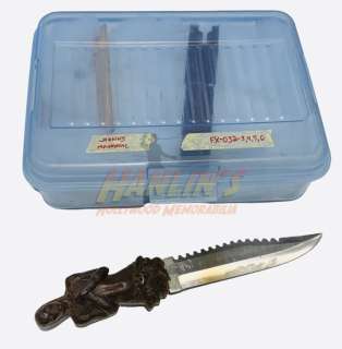 Lot 201 - Johnny Mnemonic (1995) - Prototype Knife with Wax Jesus Figure Handle