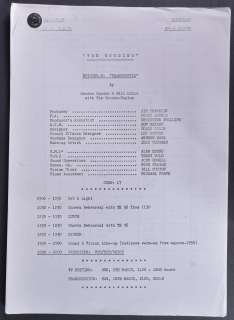 THE GOODIES (BBC 1970-1982) – ORIGINAL CAMERA SCRIPT | Auctioneum Ltd