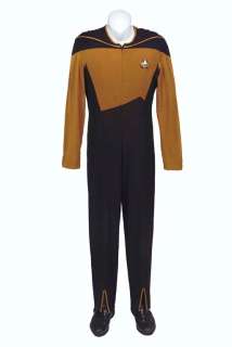 Star Trek: The Next Generation - Lot 672 - GEORDI LA FORGE‘S FIRST SEASON-STYLE STARFLEET UNIFORM