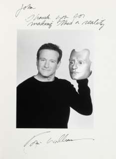 Lot 529 - John Calley‘s bound screenplay of Bicentennial Man, signed and inscribed by Robin Williams