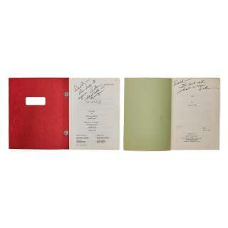 A John Wayne-signed and inscribed pair of screenplays of McQ and Brannigan | Bonhams