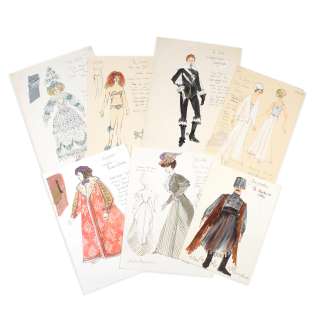 Shirley Ann Russell: A Portfolio of Original Costume Designs For Film and Theatre Productions Including The Devils and The Boyfriend, 1970-1984, | Bonhams