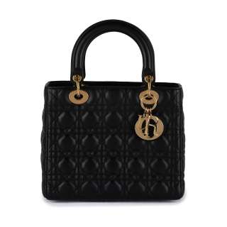 The Crown - Lot 125 - Elizabeth Debicki (as Princess Diana): A Christian Dior black lambskin medium Lady Dior bag Season 5, Episode 2, ‘The System‘