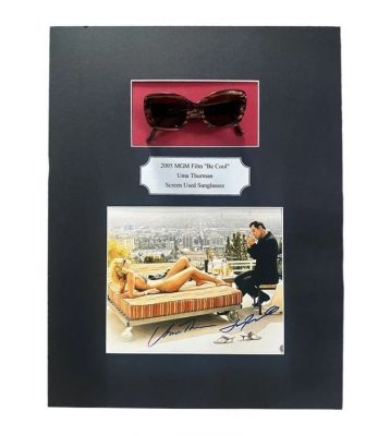 Lot 46 - Be Cool (2005) - Edie Athens (Uma Thurman) Sunglasses with Autographed Photo
