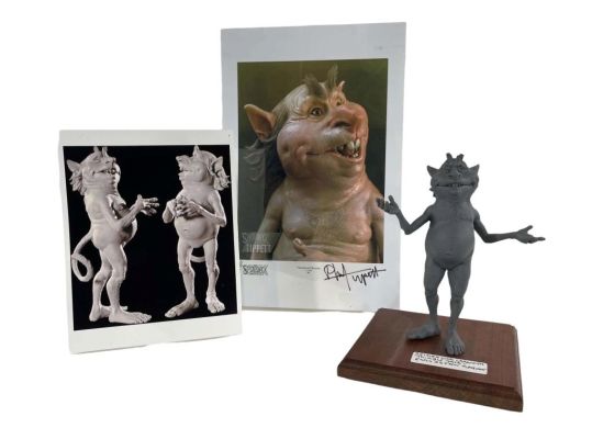 Lot 289 - The Spiderwick Chronicles (2008) - Thimbletack Maquette, Concept Art & Signed Photo
