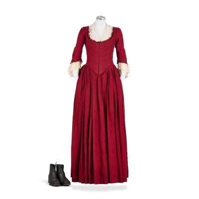 Lot 240 - Claire’s red dress, worn at River Run Season 4, Episode 2, ’Do No Harm’ 3 | Bonhams
