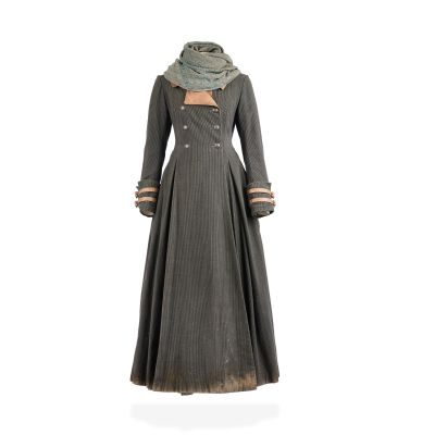 Lot 353 - Claire’s daywear with Japanese denim full length coat Season 8, Episode 1, ’Soul of a Rebel’ 8 | Bonhams
