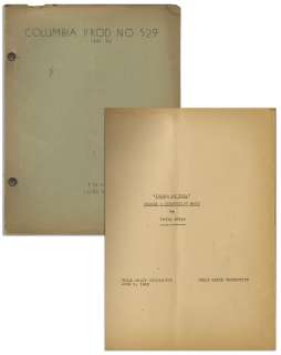 Moe Howard’s Personally Owned Script for the 1943 Three Stooges Film ’’Dizzy Detectives’’, with Working Title ’’Idiots De Luxe’’ | Nate Sanders