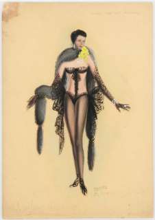 Audrey Hepburn costume sketch from Sauce Piquante | Profiles in History