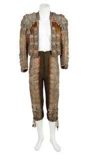 RUDOLPH VALENTINO BLOOD AND SAND SUIT OF LIGHTS | Julien’s
