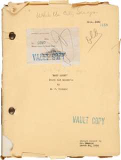 A Lon Chaney-Related Script from "While the City Sleeps." | Heritage