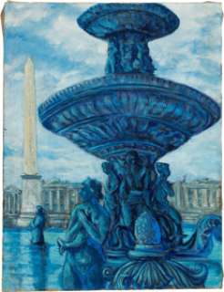 A Gene Kelly-Related Prop Oil Painting from "An American in Paris."... | Heritage