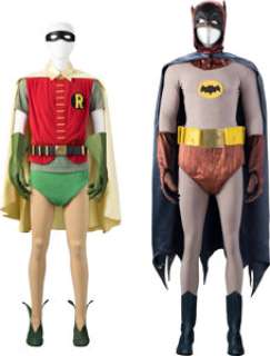 Adam West "Batman" and Burt Ward "Robin" Hero Crimefighting Costume Ensembles from Batman (A...