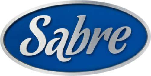 Pair of Sabre Signs from The Office (NBC TV, 2005-2013)....