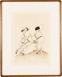 Al Hirschfeld Limited Edition 13/95 Signed Three Stooges (1989). | Heritage