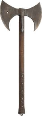 Tyrion Lannister (Peter Dinklage) Action Battle Axe from Game of Thrones (HBO® Original 2011-2019, Season 4).