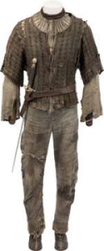 Arya Stark (Maisie Williams) Boy Ensemble with Action Rapier "Needle" from Game of Thrones (HBO® Original 2011-2019, Season 2). (Total: 6 Items) | Heritage
