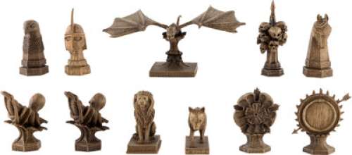 Dragonstone Group of (11) Map Markers from Game of Thrones (HBO® Original 2011-2019, Season 7). (Total: 11 Items) | Heritage