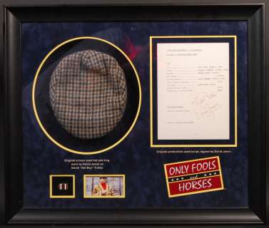 Lot 320 - ONLY FOOLS & HORSES - ICONIC RARE DEL BOY CAP & RI