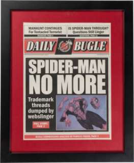 Spider-Man 2 (Sony, 2004), and Spider-Man 3 (Sony, 2007), Group of (4) Daily Bugle Newspaper Covers. (Total: 4 Items) | Heritage