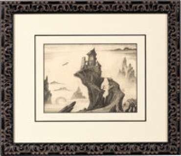 Kay Nielsen - Sleeping Beauty (Walt Disney, 1952-53), Castle Early Concept Drawing. | Heritage