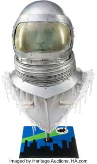 Batman (TCF TV, 1966-1968), George Sanders "Mr. Freeze" Signature Helmet.
