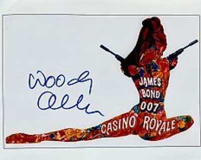James Bond 007: Casino Royale | James Bond 007: Casino Royale - Woody Allen ( Dr. Noah) in the 1960’s spoof comedy, signed with COA | Catawiki