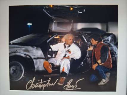 Back To the Future | Back to the Future - Christopher Lloyd ( Dr. Emmet "Doc" Brown) Autograph, Photo, Signed in person, framed | Catawiki