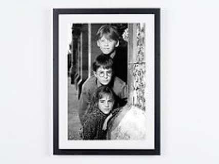 Harry Potter, Daniel Radcliffe, Emma Watson, Rupert Grint - Fine Art Photography - Luxury Wooden Framed 70X50 cm - Limited Edition Nr 02 of 20 - Serial ID 16924 - Original Certificate (COA), Hologram Logo Editor and QR Code | Catawiki