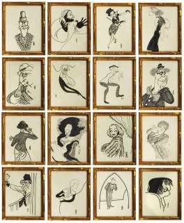 Set of (16) Caricature Props from The Rocketeer. | Van Eaton Galleries