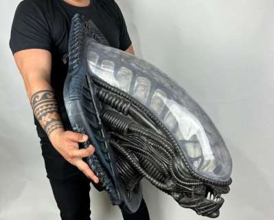 Alien - Lot of 2 - Huge Alien Life Size bust & Facehugger life size Figure - very rare , by Neca | Catawiki