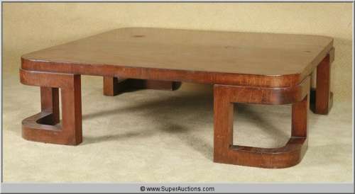 Lot 432 - "Powder Blue" 2009 with "Patrick Swayze" Large Art Deco styled 1930‘s Table used as a Movie Prop