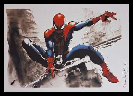Spiderman - watercolor edition by Emma Wildfang - Large size | Catawiki