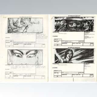 The Neverending Story (1984) - Lot 1008 - Pair of Printed Storyboard Sequences