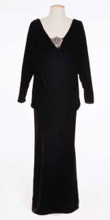 Lot 531 - Barbra Streisand Black velvet dress from Funny Girl