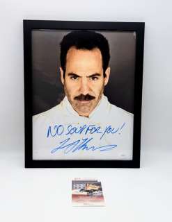 Seinfeld - Larry Thomas "The Soup Nazi" - JSA verified Autograph on a framed 11 x 14 Inch Photo | Catawiki