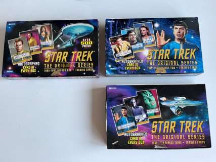 Rare Star Trek The Original Series trading cards collection (complete base card sets + rare special | Catawiki