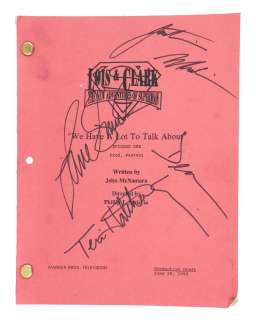 "Lois & Clark: The New Adventures of Superman" (TV Series) Autographed Script | Planet Hollywood Vault