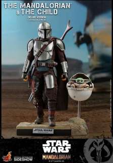 Hot Toys - Miniature figure - The Mandalorian & The Child Deluxe Version 1/6th Scale Collectible Set by Hot Toys (2) - Metal, Plastic, Resin, Fabric | Catawiki
