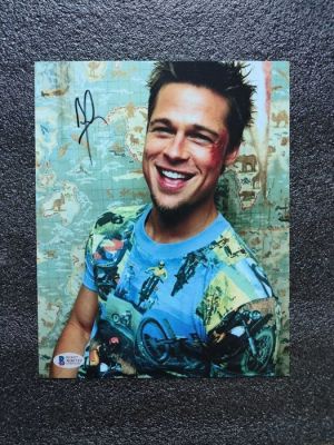 Fight Club - Brad Pitt as Tyler Durden – Signed 20x25 cm Promotional Photo – Beckett COA | Catawiki
